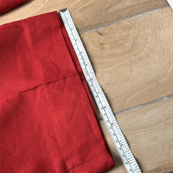 NWT Banana Republic Lena Wide Leg Linen Pant Size 10 Tall  Red Embers - Picture 15 of 16